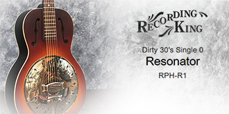 กีตาร์ Recording King Resonator RPH-R1-TS